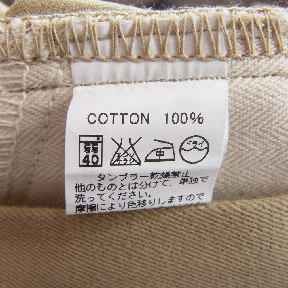 BONCOURA ボンクラ IVY PANTS バックストラップ チノ パンツ ベージュ系 32【中古】