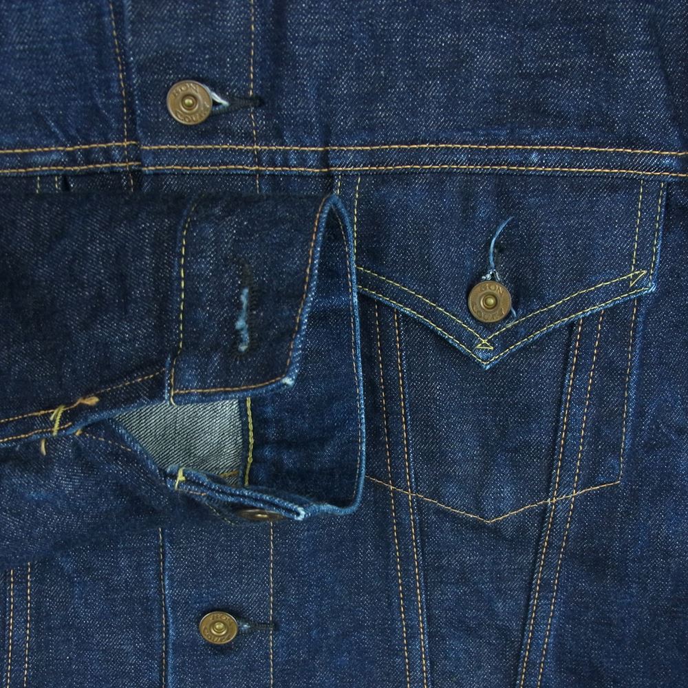 BONCOURA ボンクラ 3rd Denim Jacket Gジャン 長袖 デニム ジャケット コットン 日本製 インディゴブルー系 40【中古】