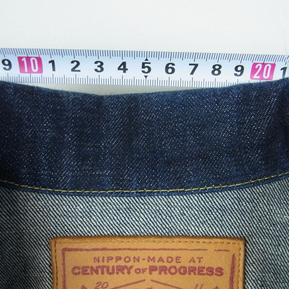 BONCOURA ボンクラ 3rd Denim Jacket Gジャン 長袖 デニム ジャケット コットン 日本製 インディゴブルー系 40【中古】