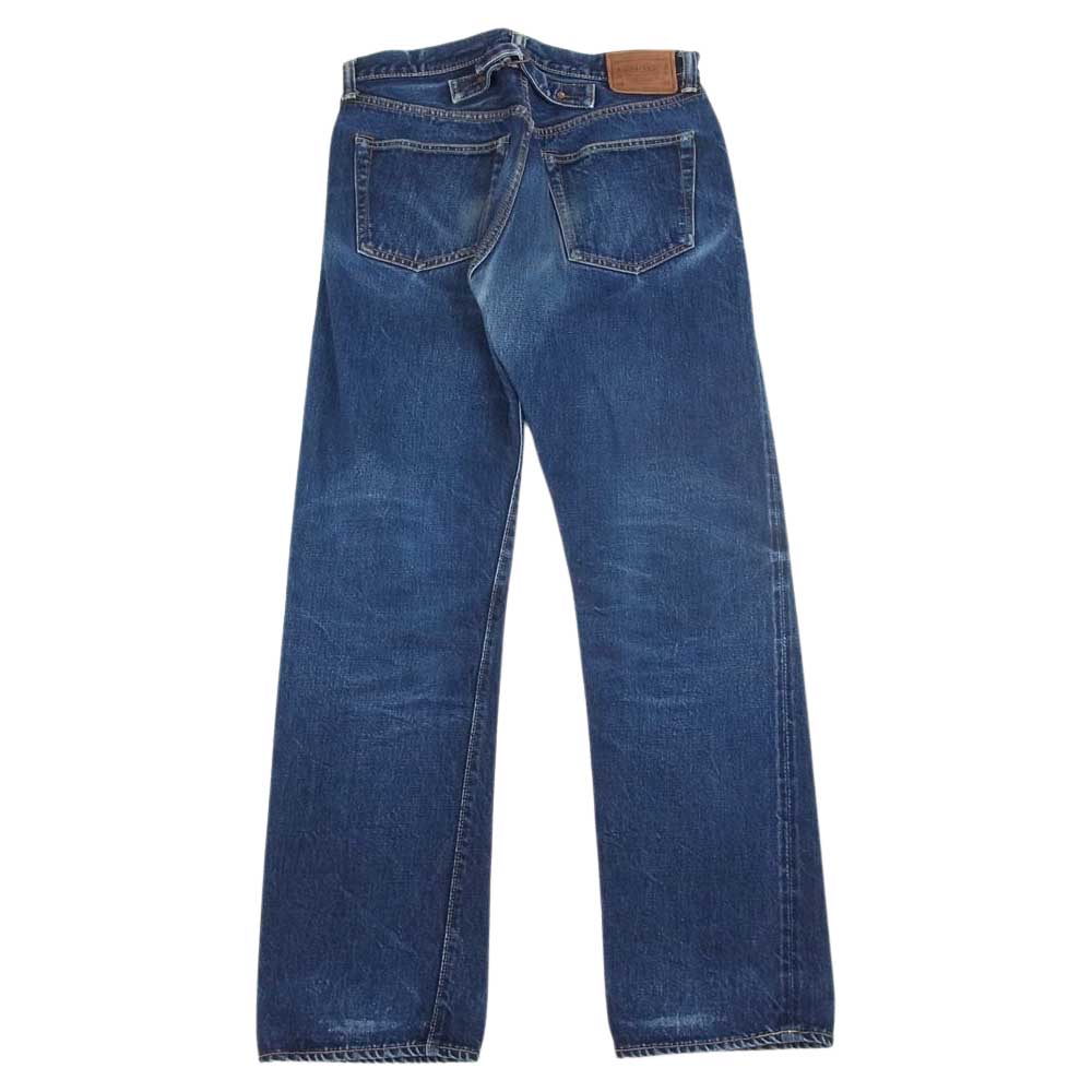BONCOURA ボンクラ cinch back シンチバック デニム パンツ インディゴブルー系 32【中古】
