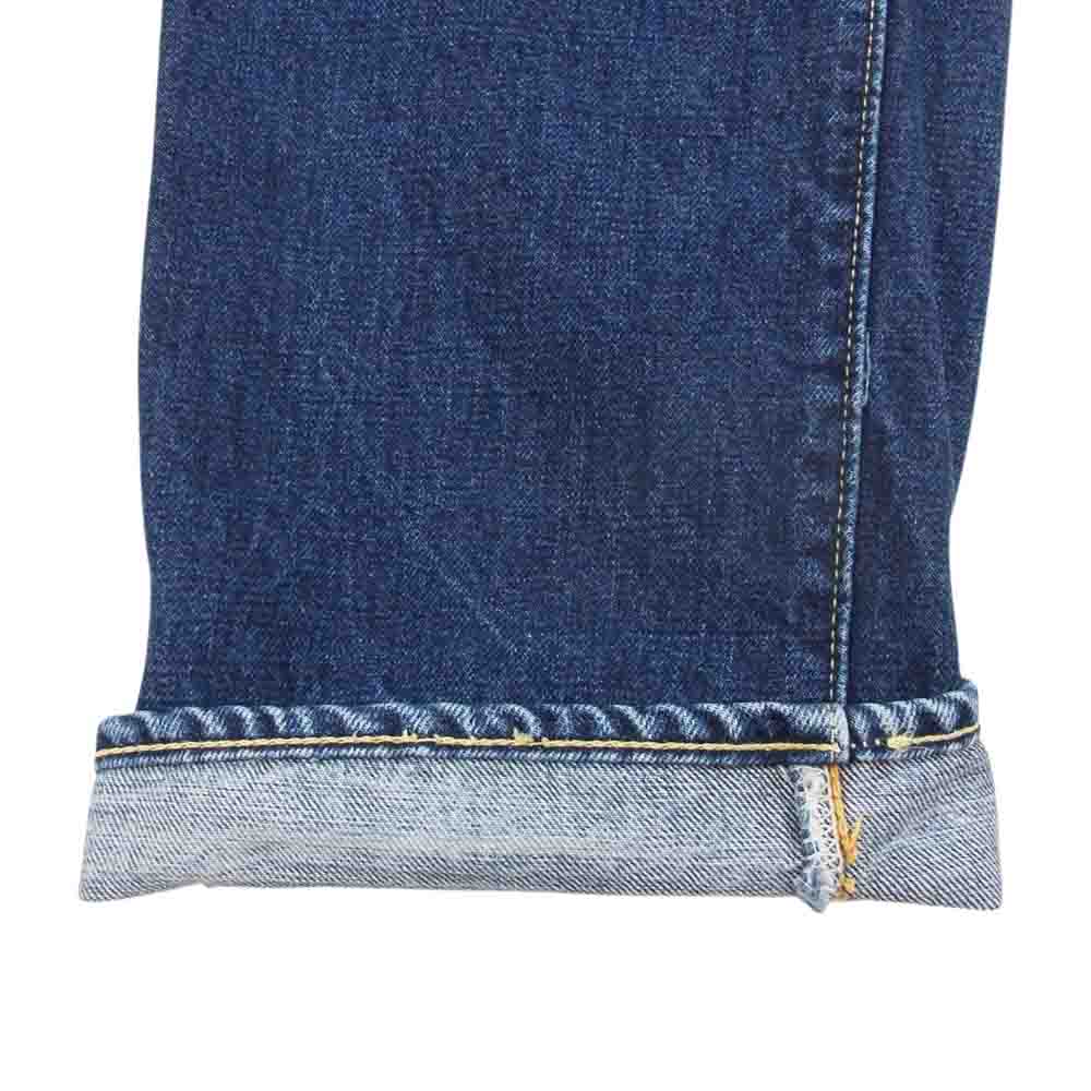 BONCOURA ボンクラ cinch back シンチバック デニム パンツ インディゴブルー系 32【中古】
