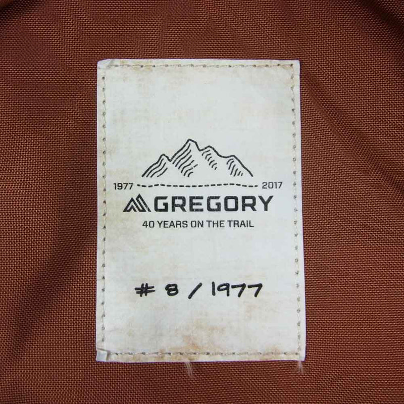 GREGORY グレゴリー DAY PACK 1977 40周年記念 1977個限定 デイ パック ブラウン系【新古品】【未使用】【中古】