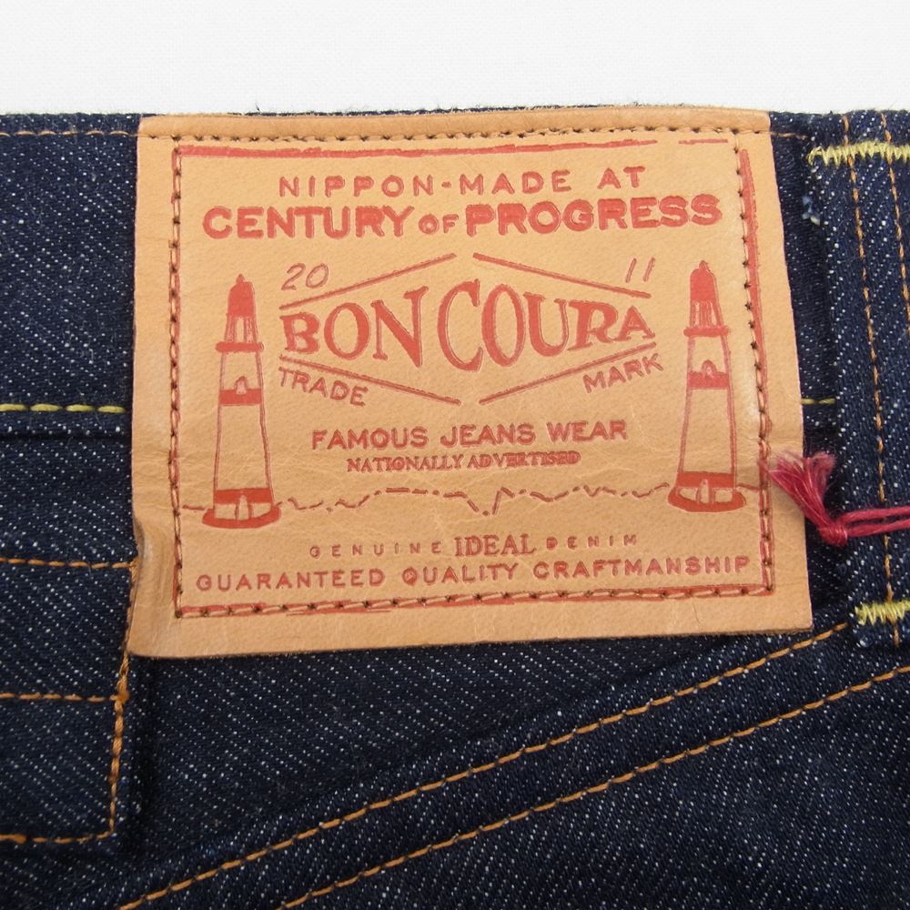 BONCOURA ボンクラ cinch back シンチバック デニム パンツ インディゴ
