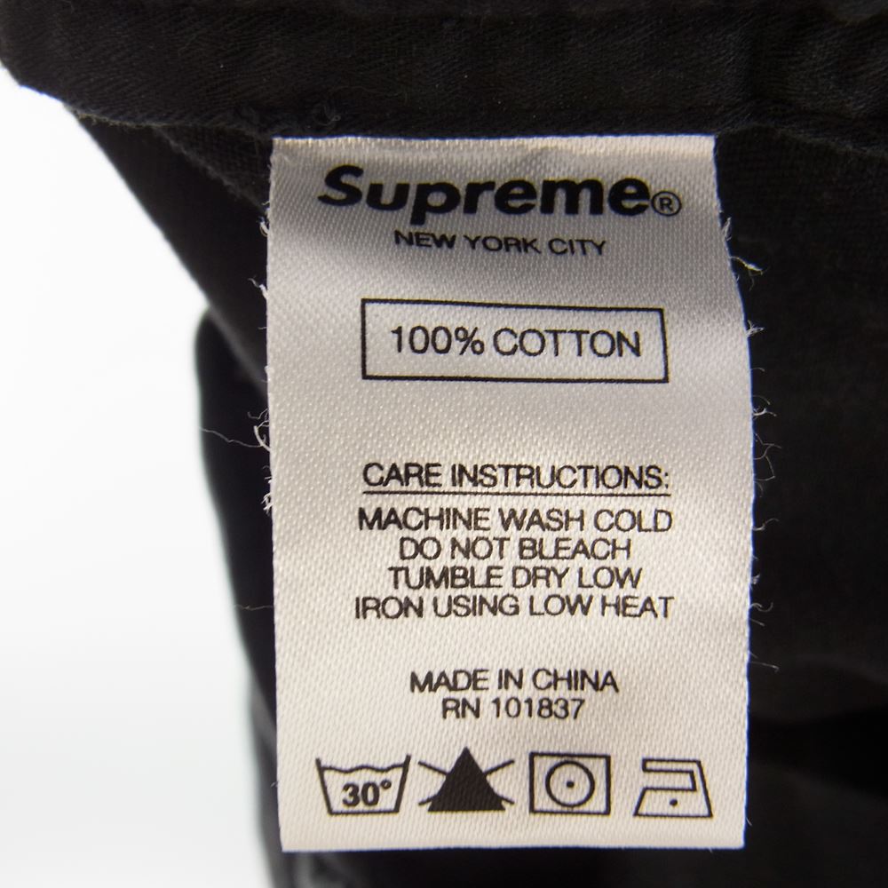 Supreme シュプリーム 18ss Pin Up Chino Pant ピンナップ チノ ワーク パンツ ブラック系 34【中古】