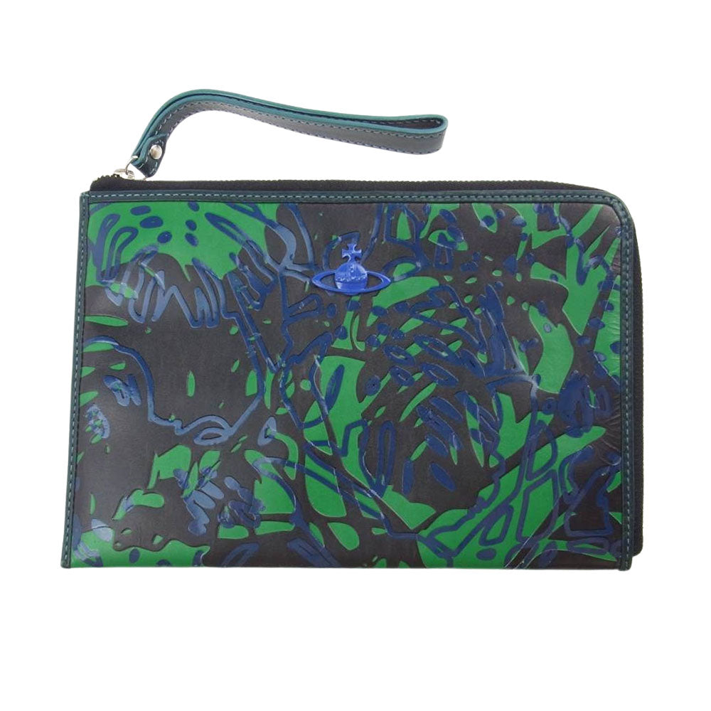 Vivienne Westwood ヴィヴィアンウエストウッド ORB オーブ クラッチ バック セカンド マルチカラー系【中古】