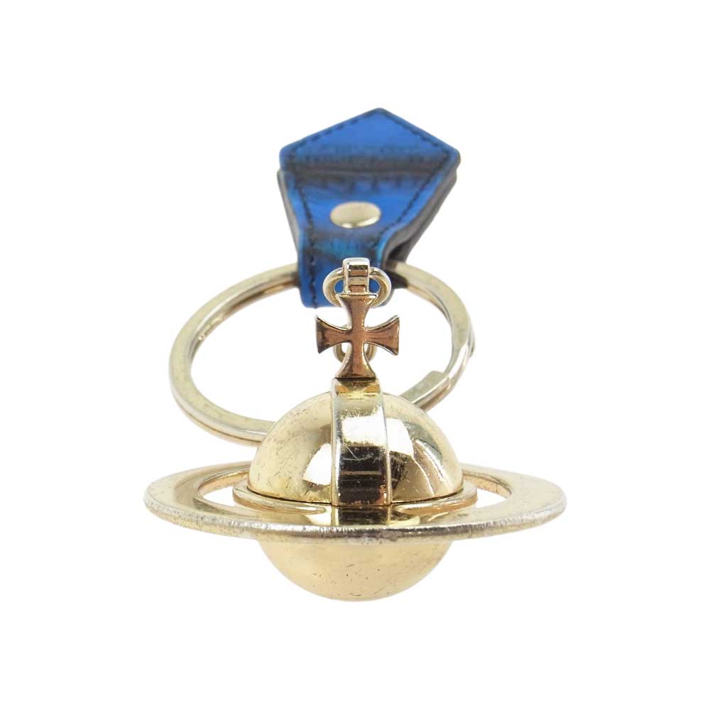 Vivienne Westwood ヴィヴィアンウエストウッド 321570 ROUND ORB MULTI GADGET オーブ キーリング キーホルダー  ゴールド系【中古】