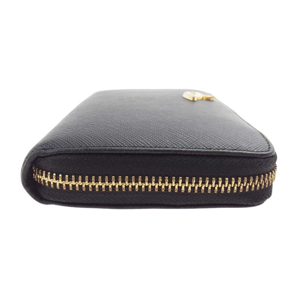 Vivienne Westwood ヴィヴィアンウエストウッド ORB オーブ ラウンドファスナー長財布 ブラック系【中古】