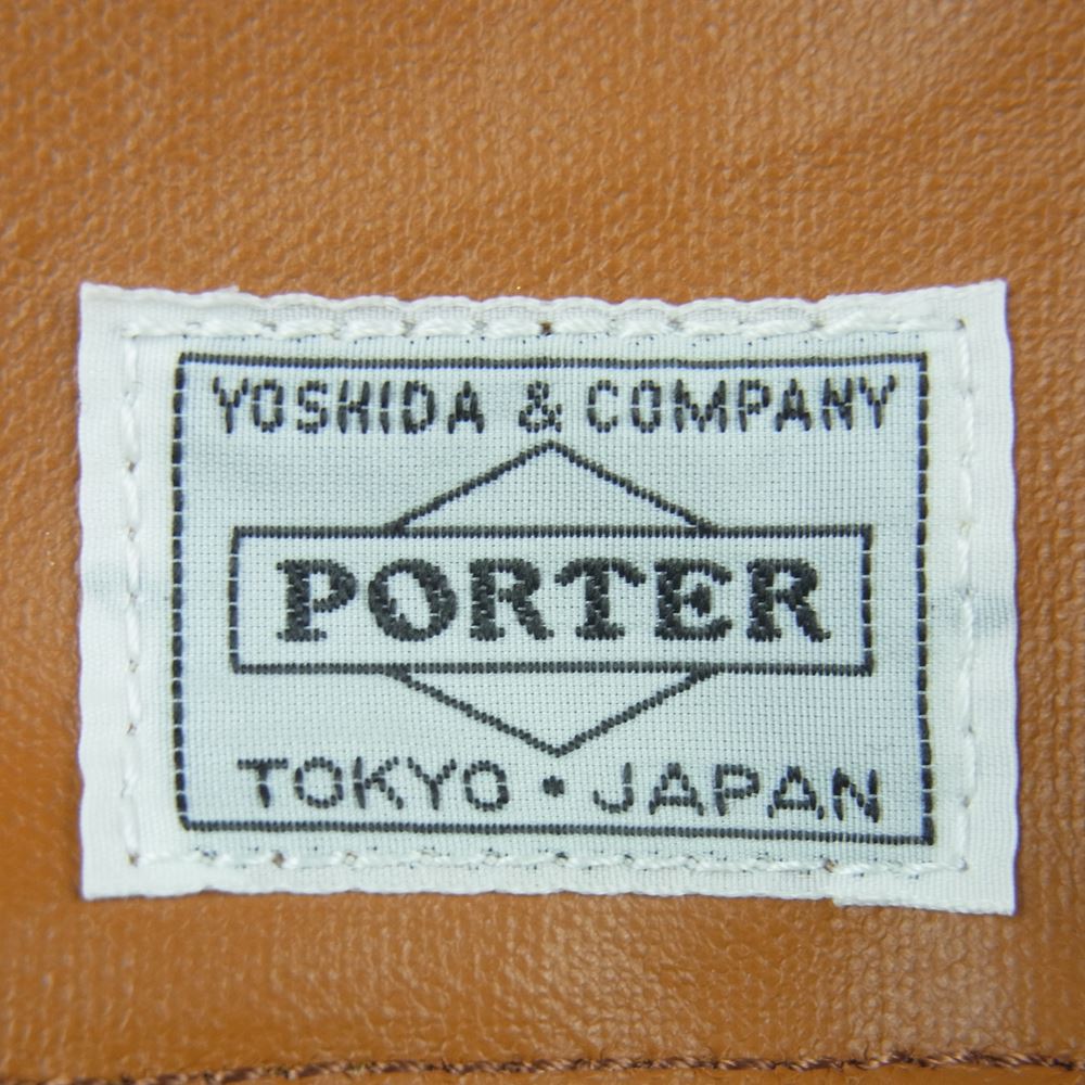 PORTER ポーター FreeStyle フリースタイル ショルダー バッグ 日本製 ブラウン系【中古】