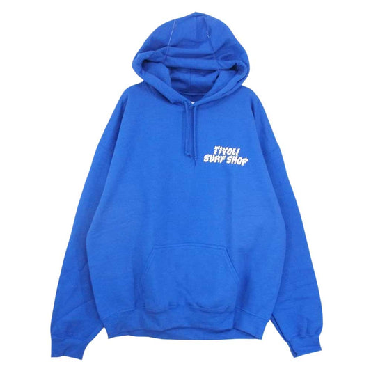 Psicom サイコム GARAGE SALE series tivoLi surf shop ガレージ セール シリーズ プルオーバー パーカー ブルー ブルー系 L【中古】