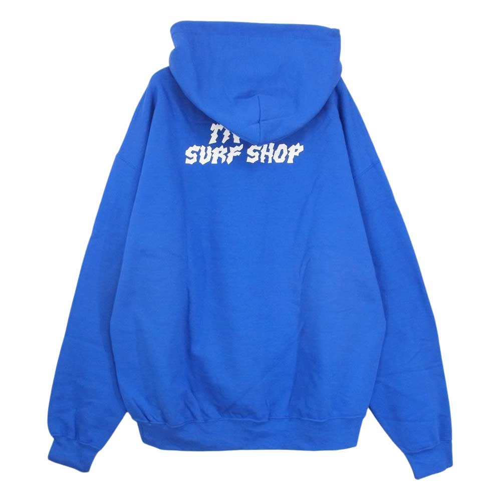 Psicom サイコム GARAGE SALE series tivoLi surf shop ガレージ セール シリーズ プルオーバー パーカー ブルー ブルー系 L【中古】