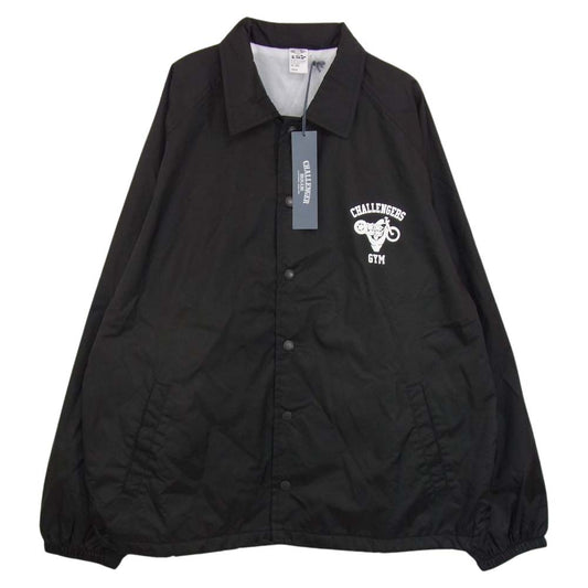 CHALLENGER チャレンジャー CLG-JK 021-016 CHALLENGER GYM COACH JKT チャレンジャージム ナイロン コーチ ジャケット ブラック系 L【新古品】【未使用】【中古】