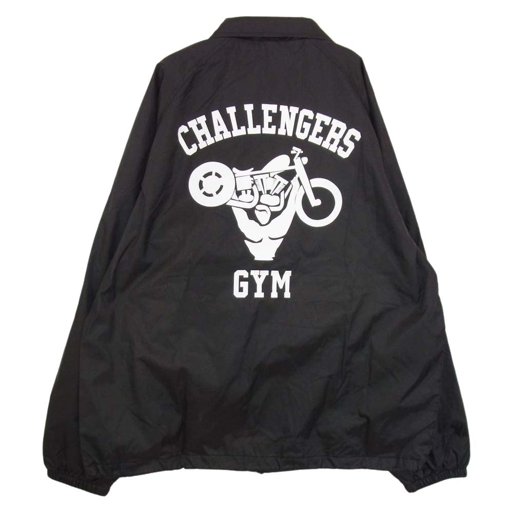 CHALLENGER チャレンジャー CLG-JK 021-016 CHALLENGER GYM COACH JKT チャレンジャージム ナイロン コーチ ジャケット ブラック系 L【新古品】【未使用】【中古】