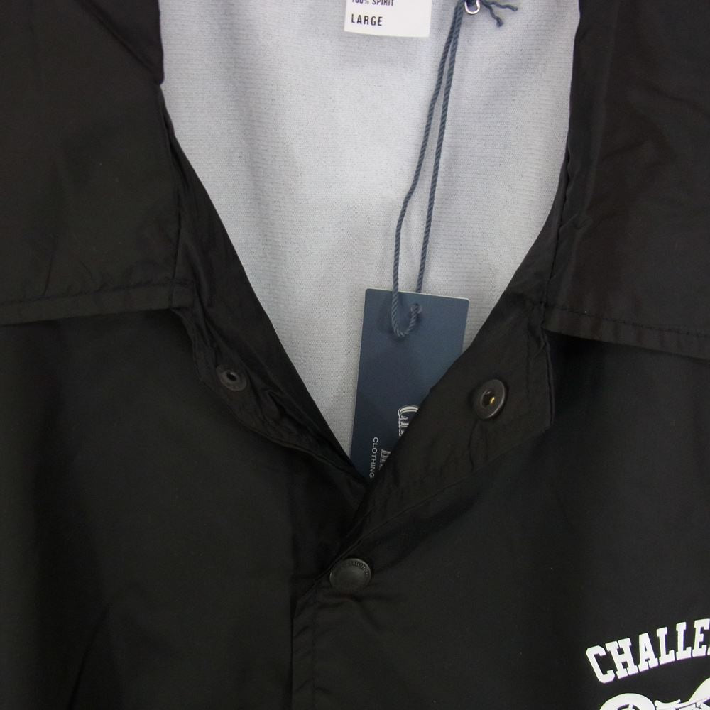 CHALLENGER チャレンジャー CLG-JK 021-016 CHALLENGER GYM COACH JKT チャレンジャージム ナイロン コーチ ジャケット ブラック系 L【新古品】【未使用】【中古】