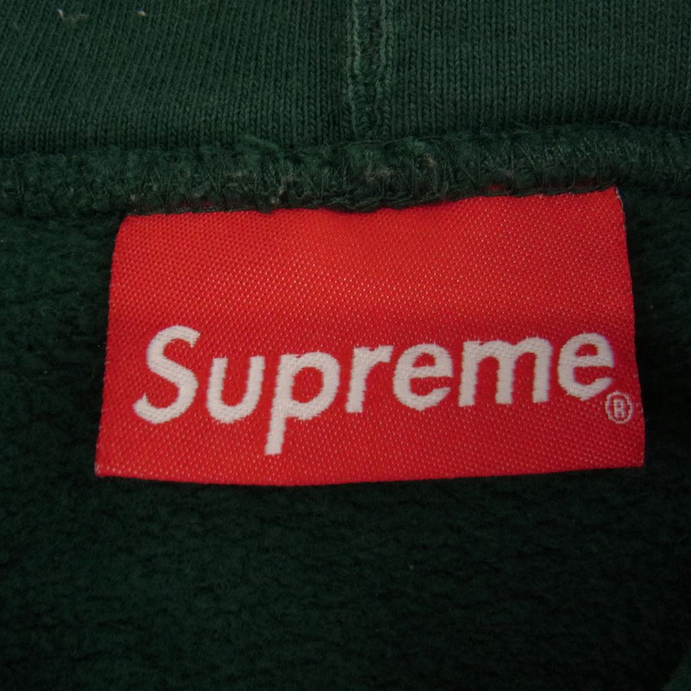 Supreme シュプリーム 18AW Studded Hooded Sweatshirt スタッズ フーデッド スウェット プルオーバー パーカー グリーン系【中古】