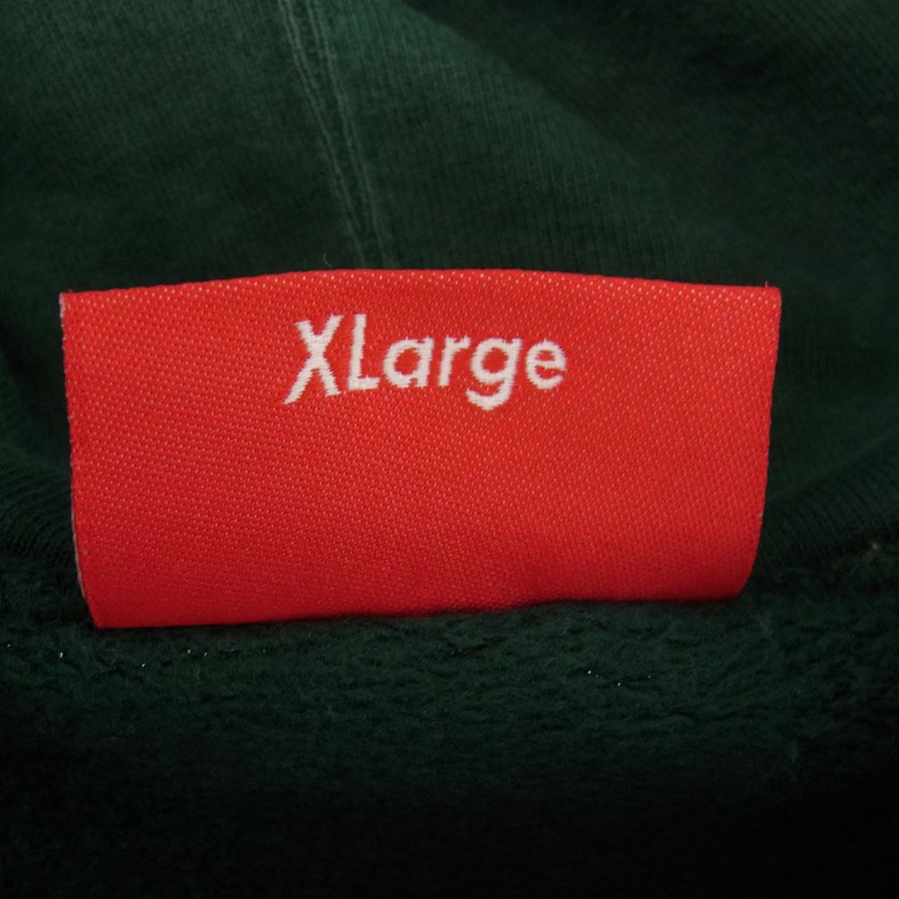 Supreme シュプリーム 18AW Studded Hooded Sweatshirt スタッズ フーデッド スウェット プルオーバー パーカー グリーン系【中古】