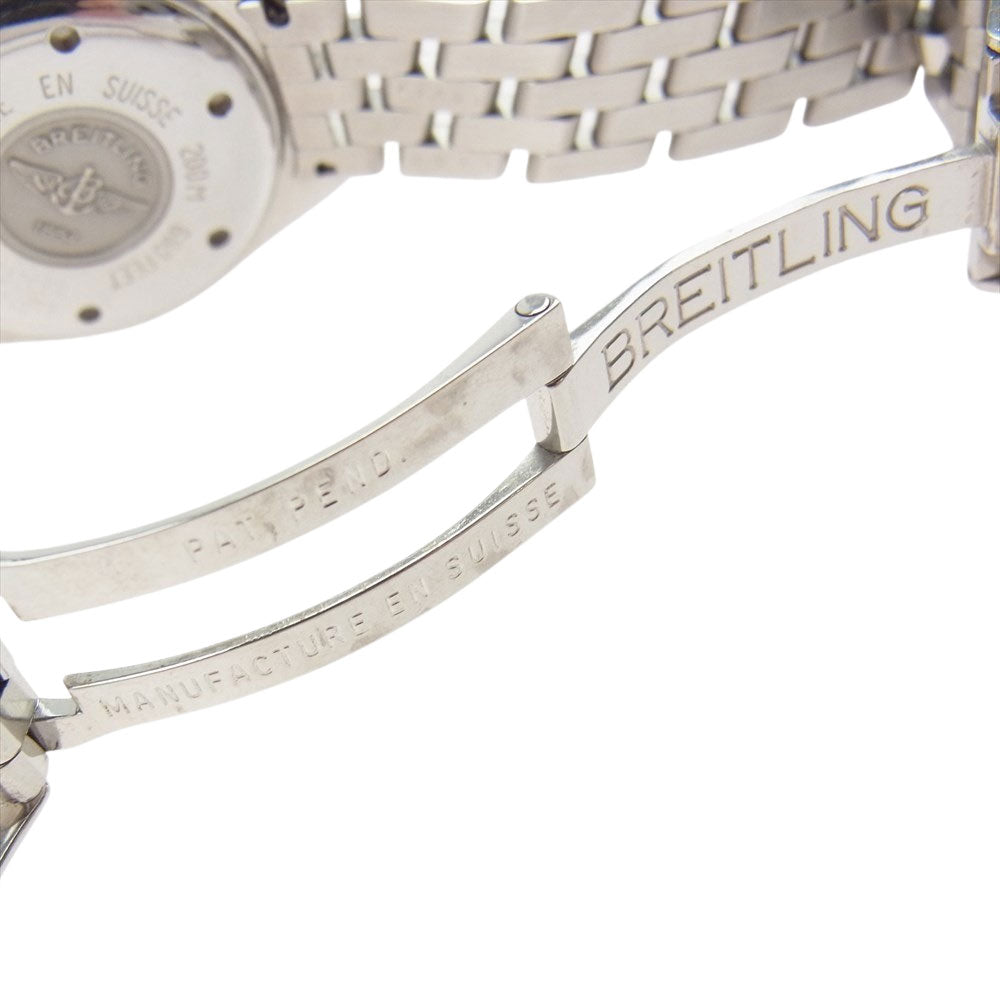 BREITLING ブライトリング D52065 保証書付属 レディJ  デイト クォーツ 腕時計 ウォッチ シルバー系 ゴールド系【中古】