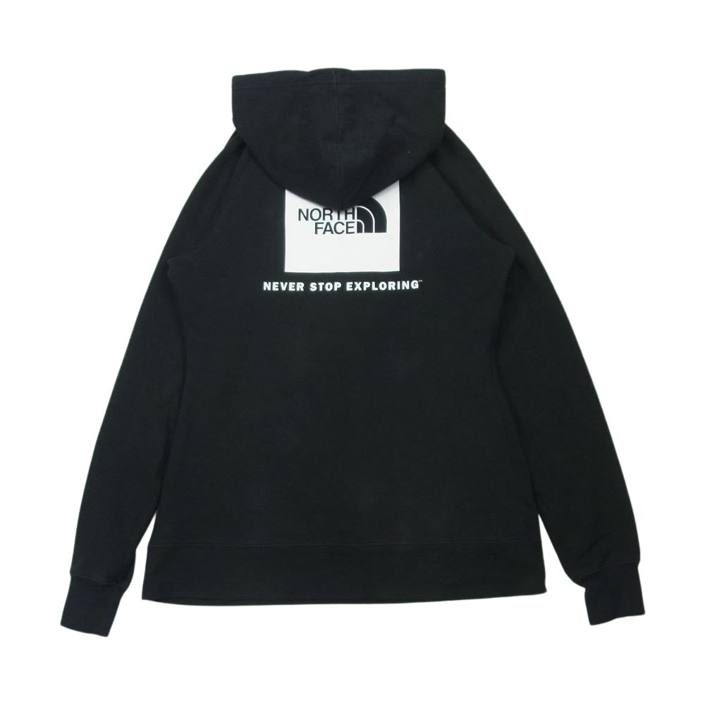 THE NORTH FACE ノースフェイス NF0A3RW3 レッドボックス プリント パーカー メキシコ製 ブラック系 L【中古】