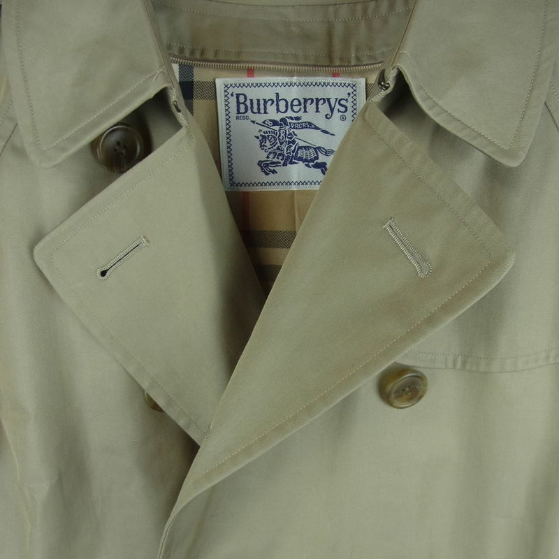 BURBERRY バーバリー FD082-030-41 裏地ノバチェック トレンチ コート ベージュ系 胸囲82 腰囲92 身長155【中古】