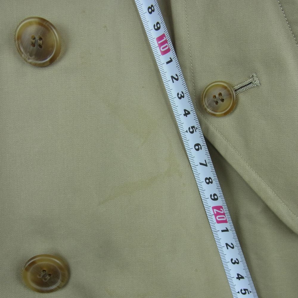 BURBERRY バーバリー FD082-030-41 裏地ノバチェック トレンチ コート ベージュ系 胸囲82 腰囲92 身長155【中古】