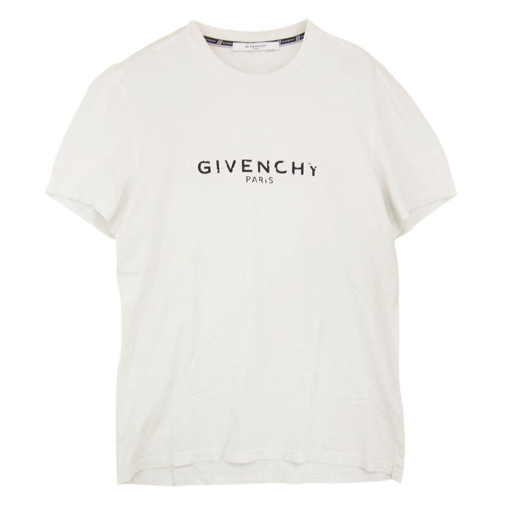 GIVENCHY ジバンシィ BM70K93002 半袖 Tシャツ カットソー ホワイト系 S【中古】