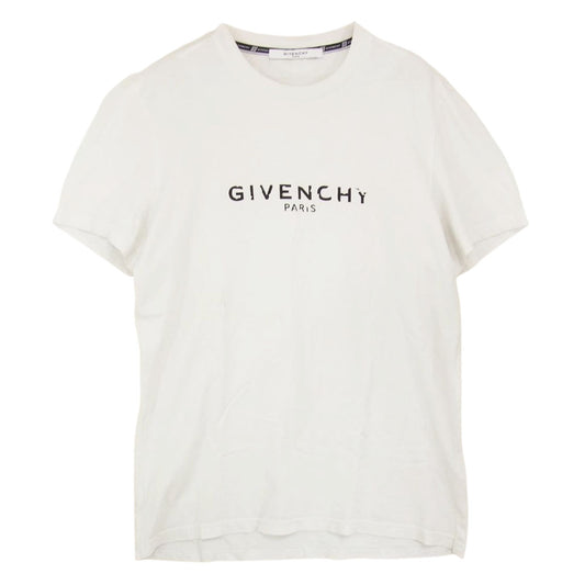 GIVENCHY ジバンシィ BM70K93002 半袖 Tシャツ カットソー ホワイト系 S【中古】