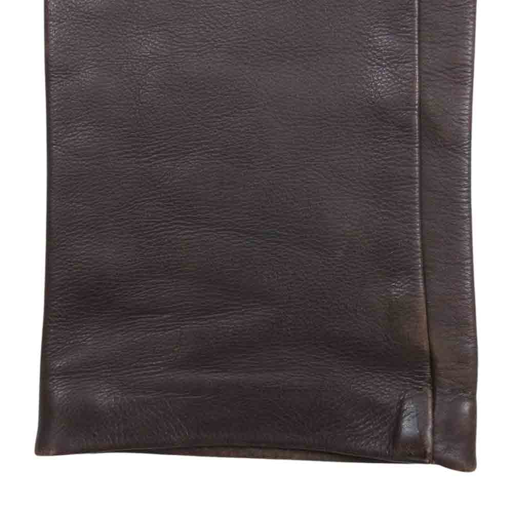 VANSON バンソン レザー パンツ ブラウン系 31【中古】