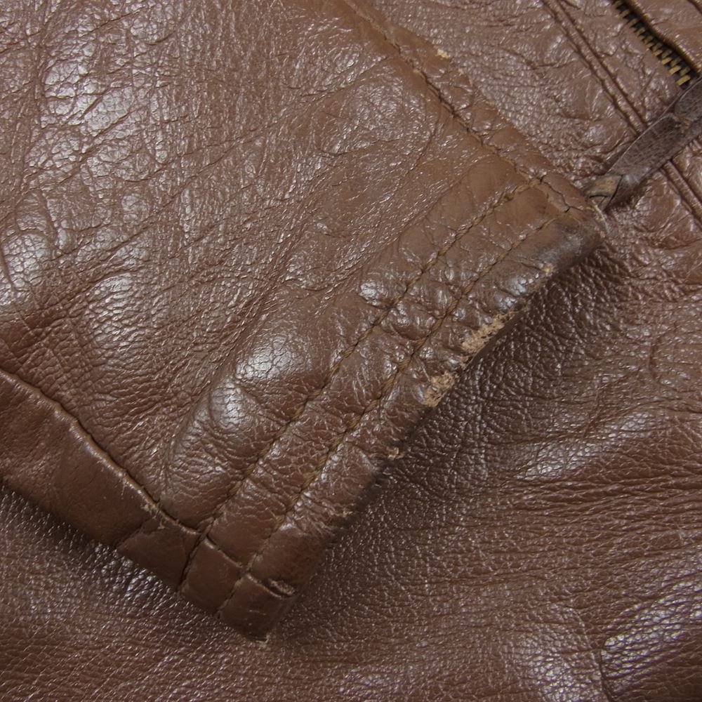 LANGLITZ LEATHERS ラングリッツレザーズ Cascade キャスケード ゴートスキン キャメル ブラウン系【中古】