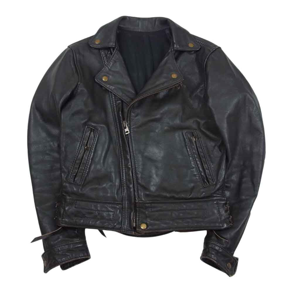 LANGLITZ LEATHERS ラングリッツレザーズ Columbia コロンビア レザー ライダース ジャケット ブラウン系【中古】
