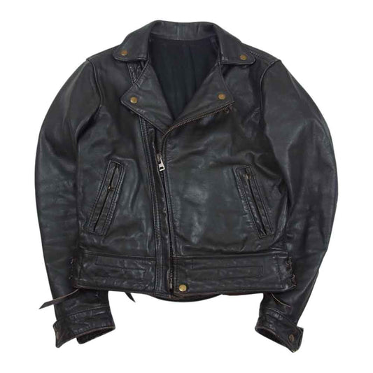 LANGLITZ LEATHERS ラングリッツレザーズ Columbia コロンビア レザー ライダース ジャケット ブラウン系【中古】