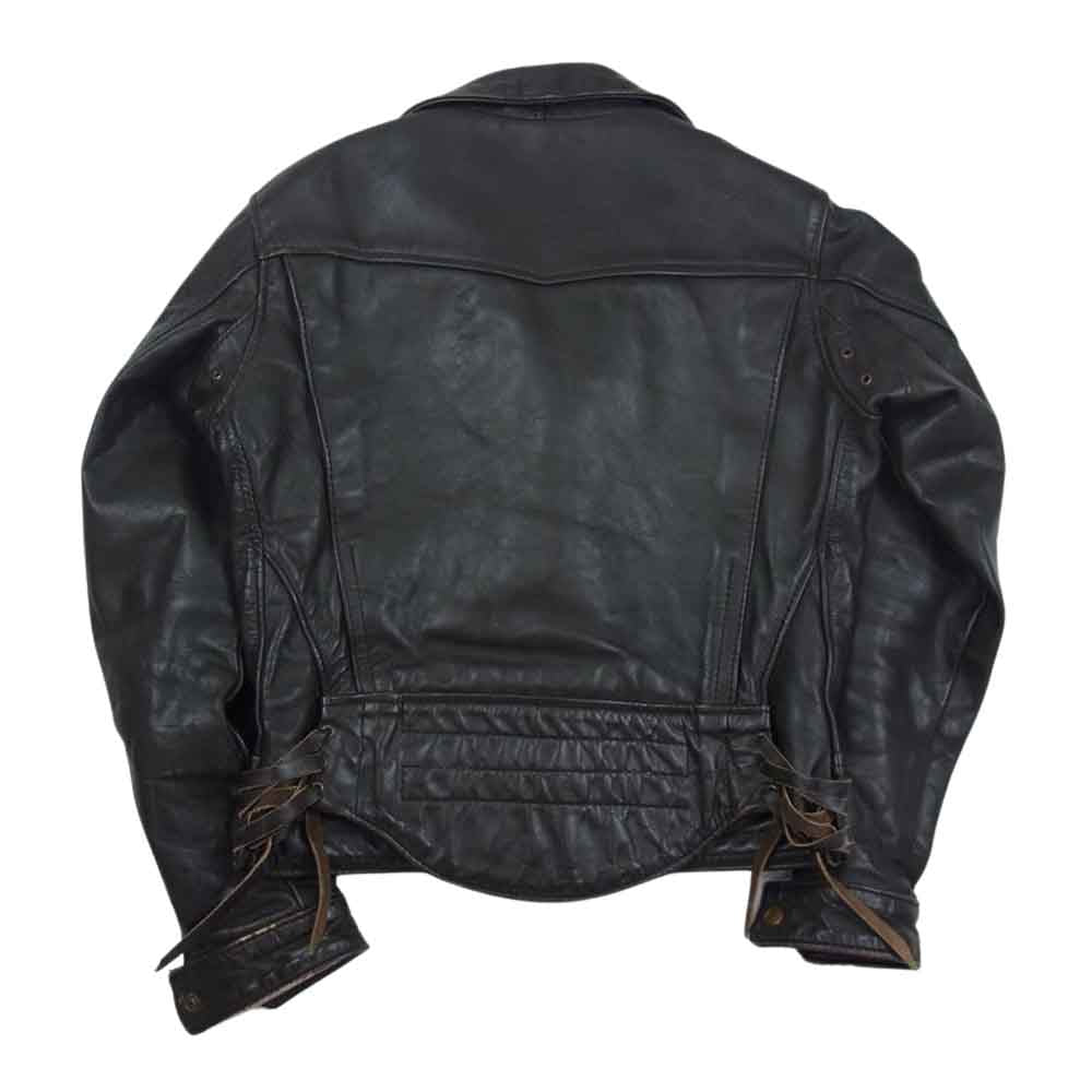LANGLITZ LEATHERS ラングリッツレザーズ Columbia コロンビア レザー ライダース ジャケット ブラウン系【中古】