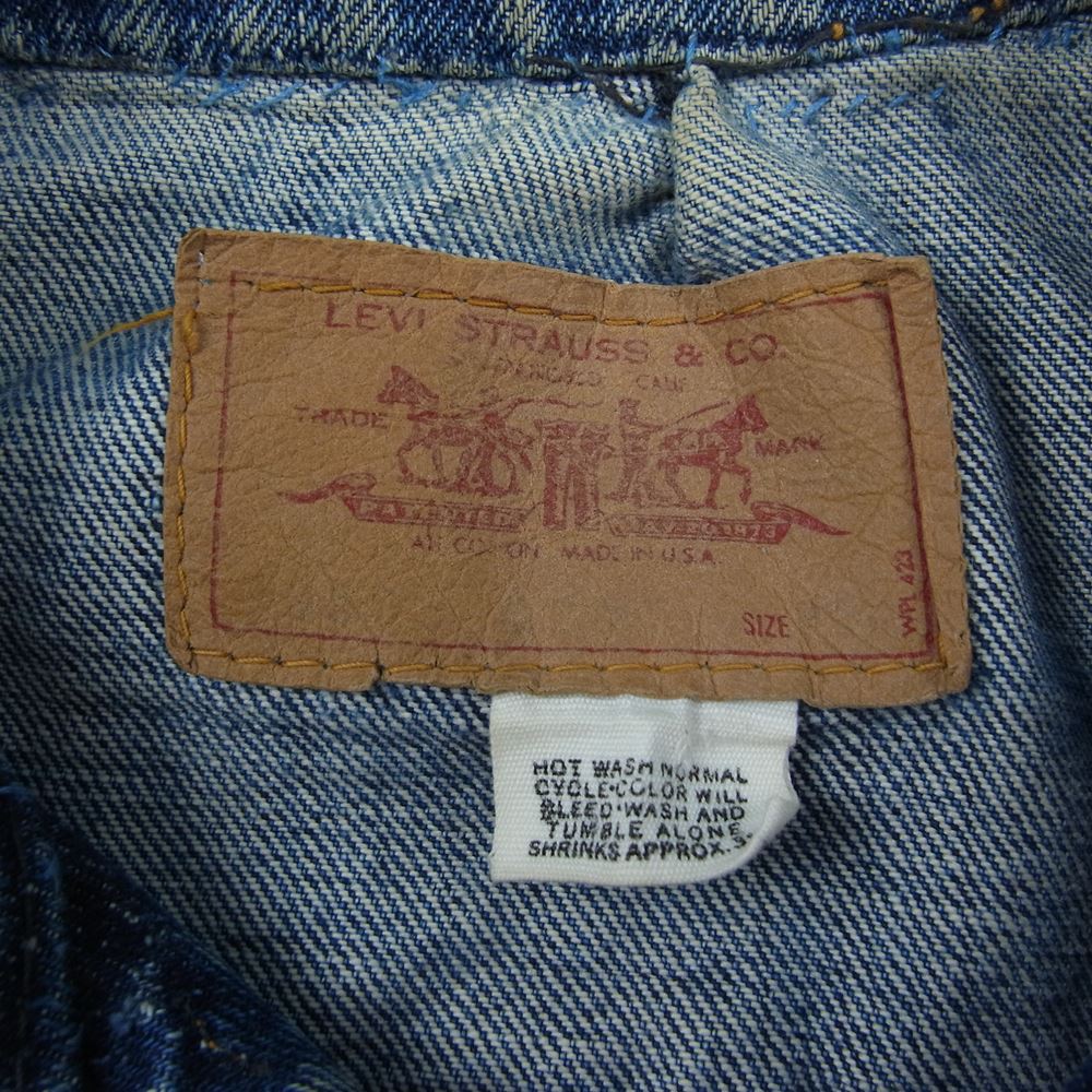 Levi's リーバイス 70505 60s ～ 70s USA製 BIG E 70505 デニム ジャケット   インディゴブルー系【中古】