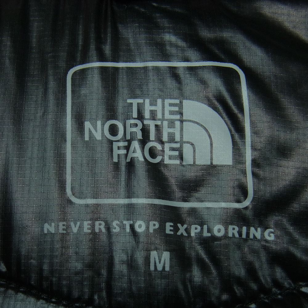 THE NORTH FACE ノースフェイス NY81401 THUNDER HOODIE サンダー フーディ ハイブリッド ダウン ジャケット ブラック系 M【中古】