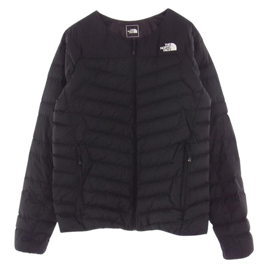 THE NORTH FACE ノースフェイス NY32013 Thunder Roundneck Jacket サンダー ラウンドネック ハイブリッド ダウン ジャケット ブラック系 M【中古】