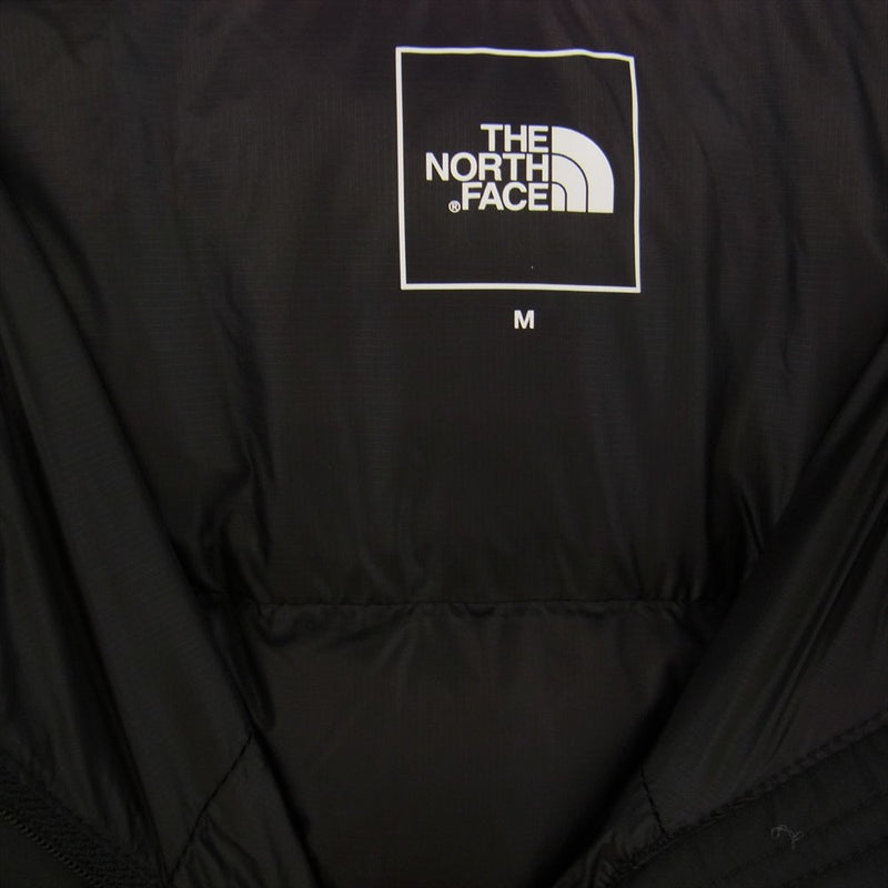 THE NORTH FACE ノースフェイス NY32013 Thunder Roundneck Jacket サンダー ラウンドネック ハイブリッド ダウン ジャケット ブラック系 M【中古】