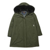 WOOLRICH ウールリッチ 1702094 BOW BRIDGE ボウブリッジ ラビットファー付 ダウン コート 中国製 カーキ系 M【中古】