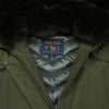 WOOLRICH ウールリッチ 1702094 BOW BRIDGE ボウブリッジ ラビットファー付 ダウン コート 中国製 カーキ系 M【中古】