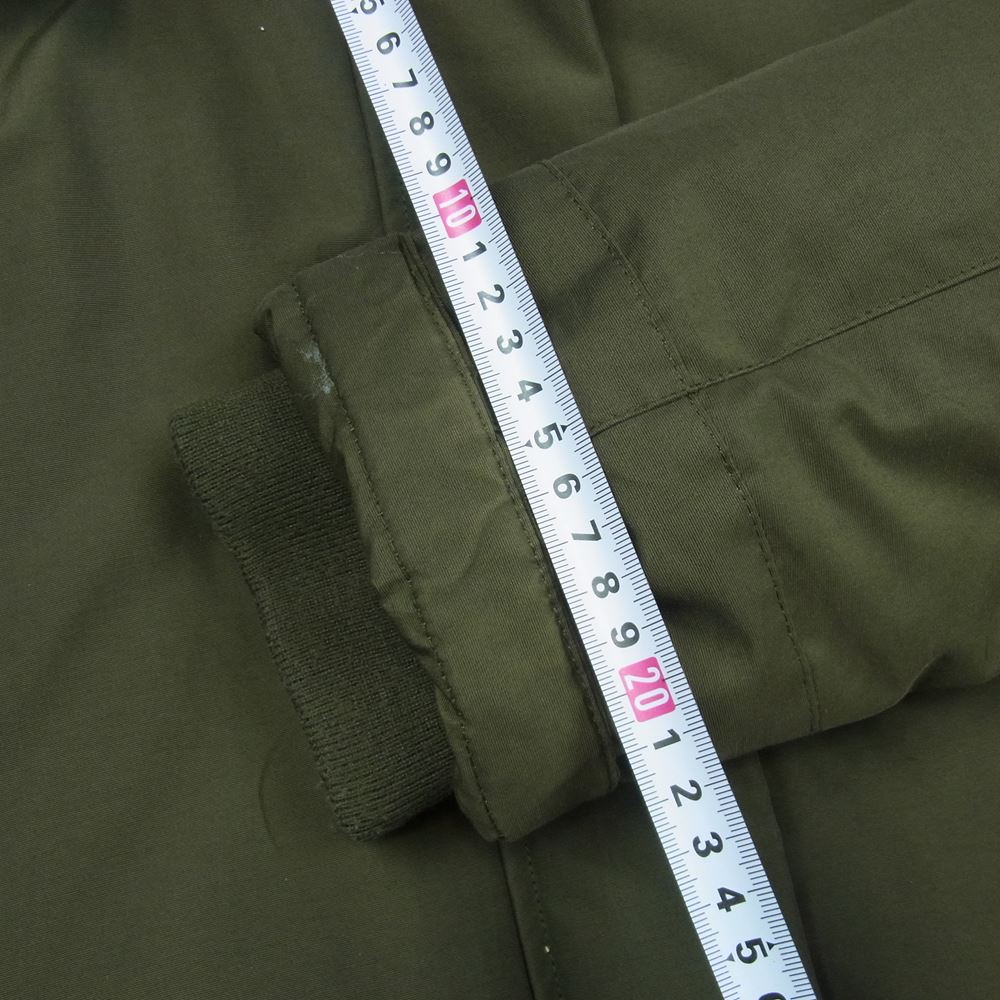 WOOLRICH ウールリッチ 1702094 BOW BRIDGE ボウブリッジ ラビットファー付 ダウン コート 中国製 カーキ系 M【中古】