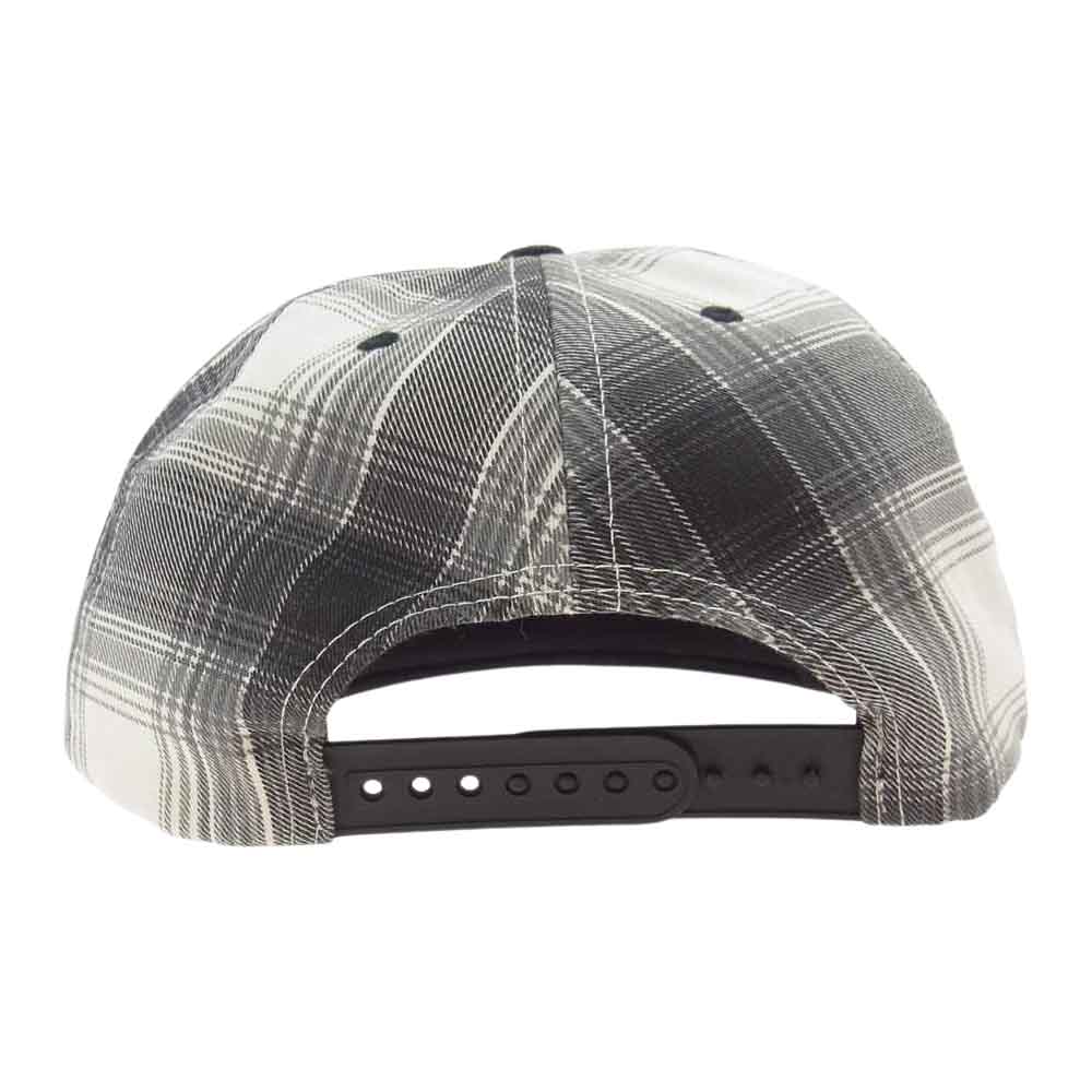 Supreme シュプリーム 14AW 14AW Ombre Plaid 5-Panel Cap ブラック系【中古】