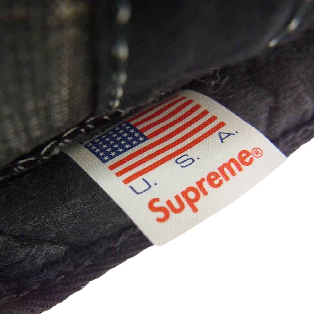 Supreme シュプリーム 14AW 14AW Ombre Plaid 5-Panel Cap ブラック系【中古】