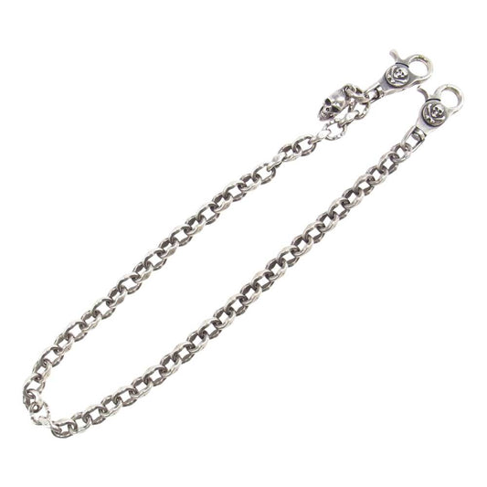 RUDE GALLERY ルードギャラリー WALLET CHAIN スカルクリップ シルバーチャーム ウォレットチェーン  シルバー系【中古】