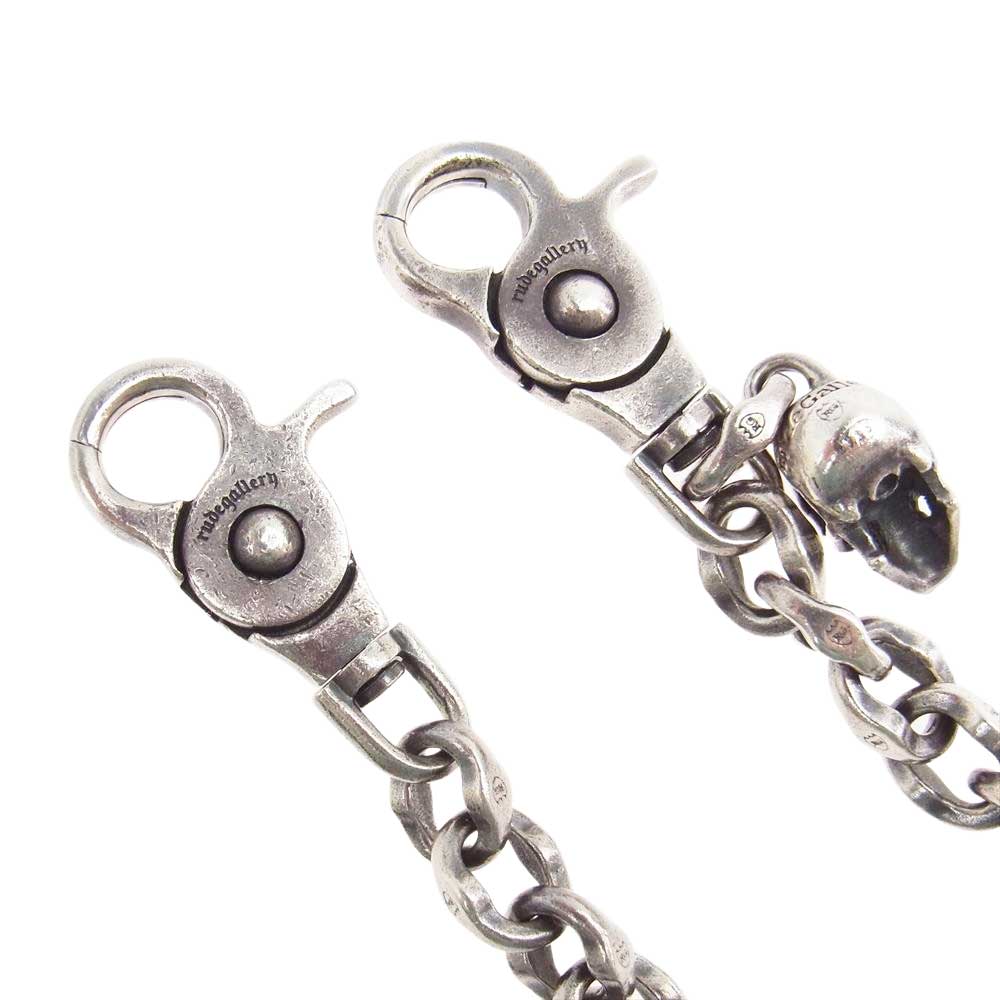 RUDE GALLERY ルードギャラリー WALLET CHAIN スカルクリップ シルバー