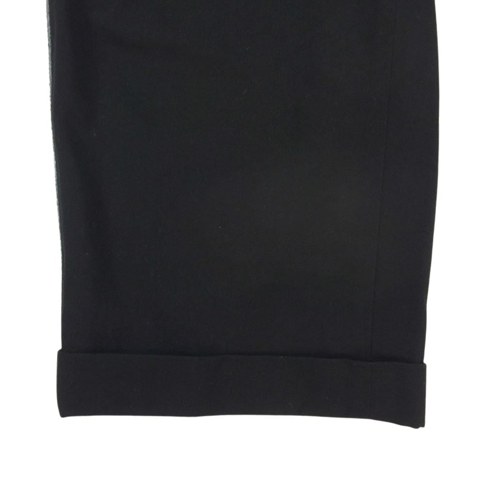 COMME des GARCONS HOMME コムデギャルソンオム AD1995 ヴィンテージ サイド ウール ライン パンツ  ブラック系 L【中古】