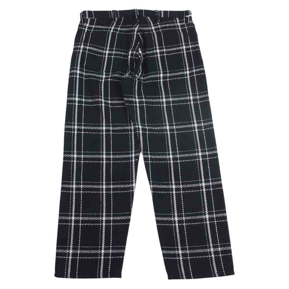 セブンバイセブン 800-2140040 MEXICAN BLANCKET WIDE PANTS ブランケット チェック ワイド パンツ S ブラック系 S【新古品】【未使用】【中古】
