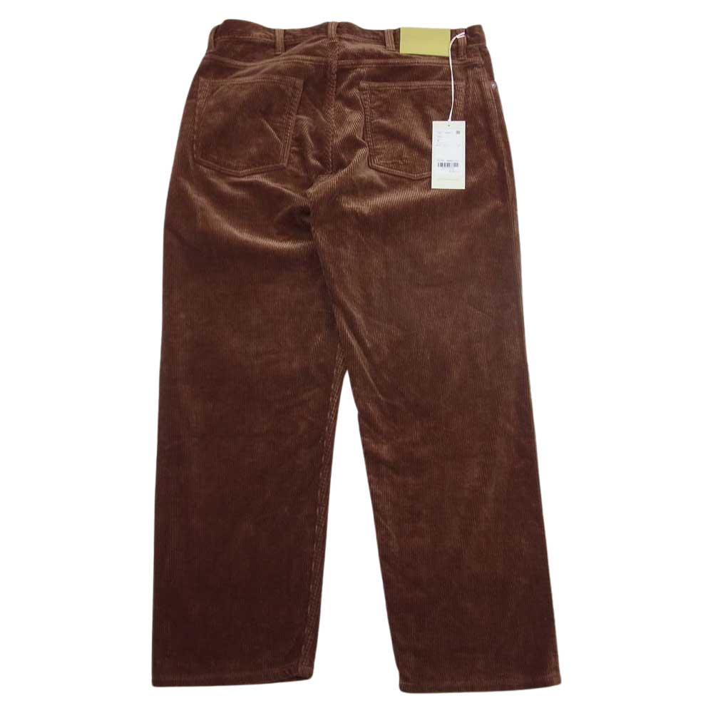 セブンバイセブン 800-1240027 CORDUROY WIDE PANTS コーデュロイ ワイド パンツ ブラウン系 M【新古品】【未使用】【中古】