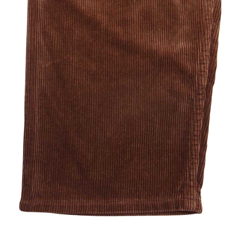 セブンバイセブン 800-1240027 CORDUROY WIDE PANTS コーデュロイ ワイド パンツ ブラウン系 M【新古品】【未使用】【中古】