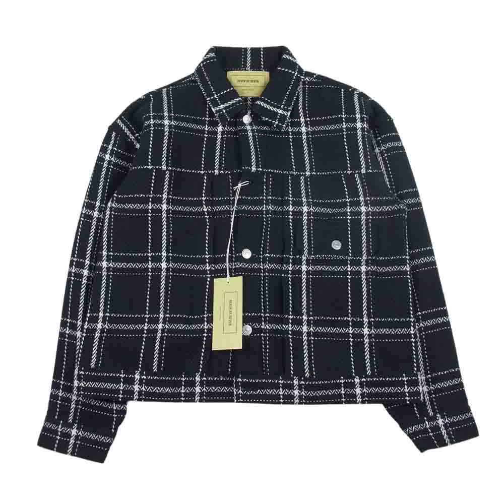 セブンバイセブン 800-2125018 1ST TYPE MEXICAN BLANCKET JACKET ブランケット チェック ブルゾン XS ブラック系 XS【新古品】【未使用】【中古】
