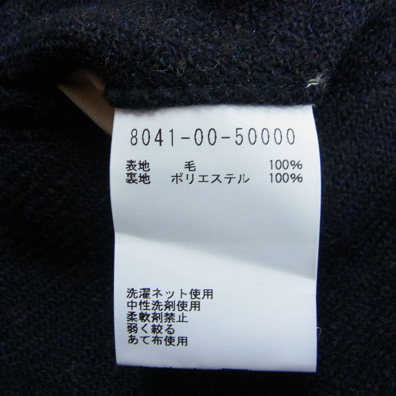 Nigel Cabourn ナイジェルケーボン 日本製 ウォッシャブル ウール ワイド パンツ ネイビー系 36【新古品】【未使用】【中古】