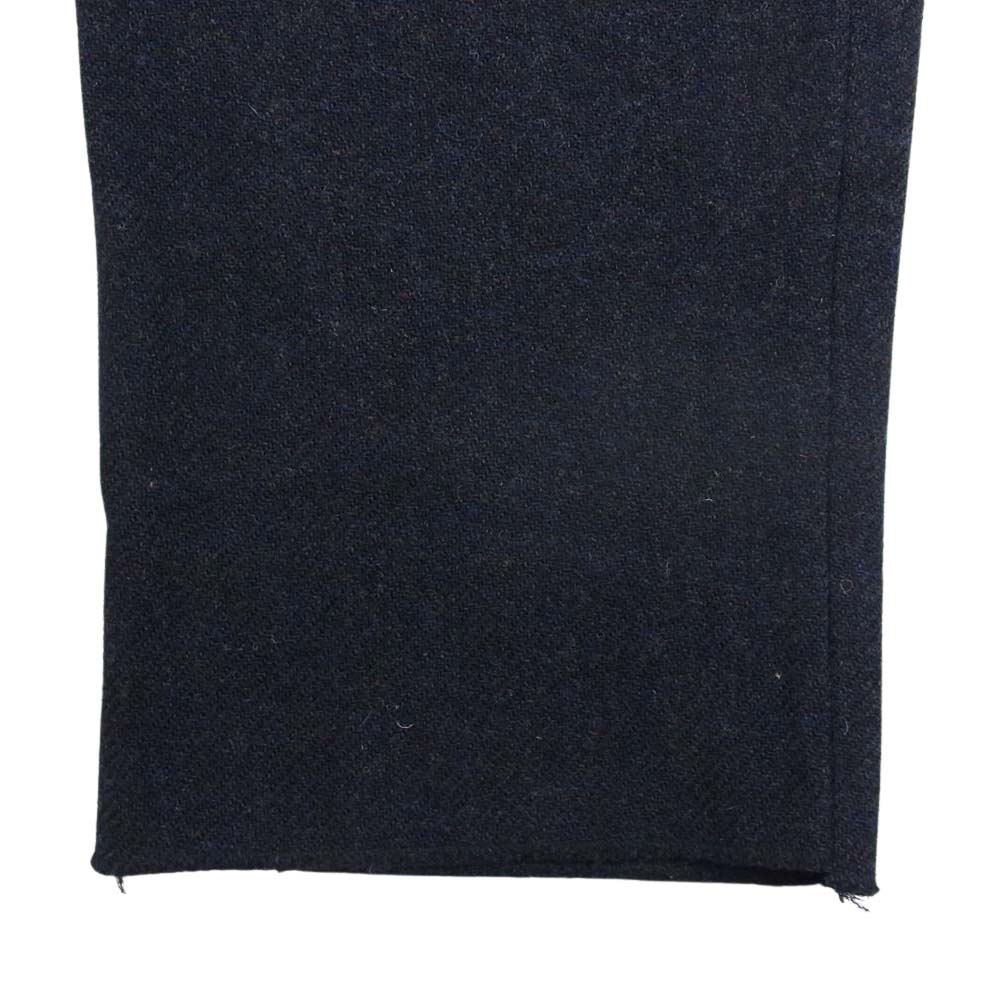 Nigel Cabourn ナイジェルケーボン 日本製 ウォッシャブル ウール ワイド パンツ ネイビー系 36【新古品】【未使用】【中古】