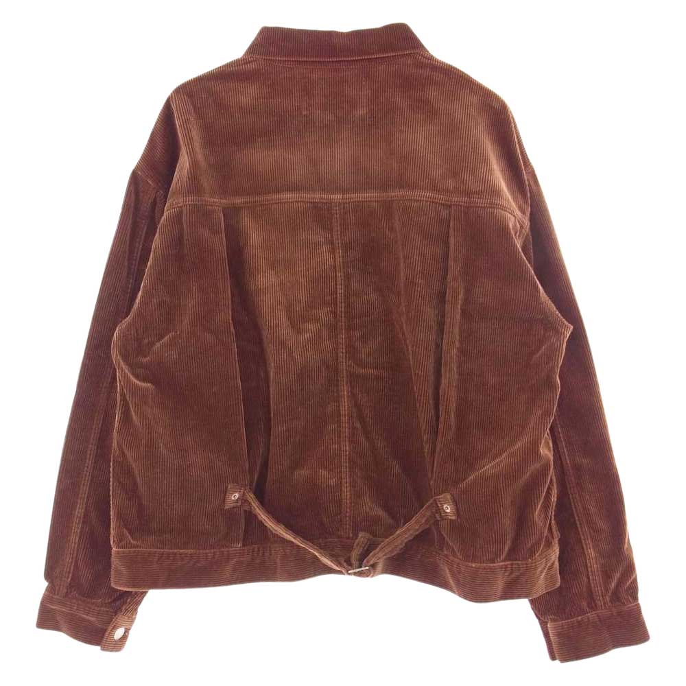 セブンバイセブン 800-1225016 1ST TYPE CORDUROY JACKET ファーストタイプ コーデュロイ ジャケット ブラウン系 M【新古品】【未使用】【中古】