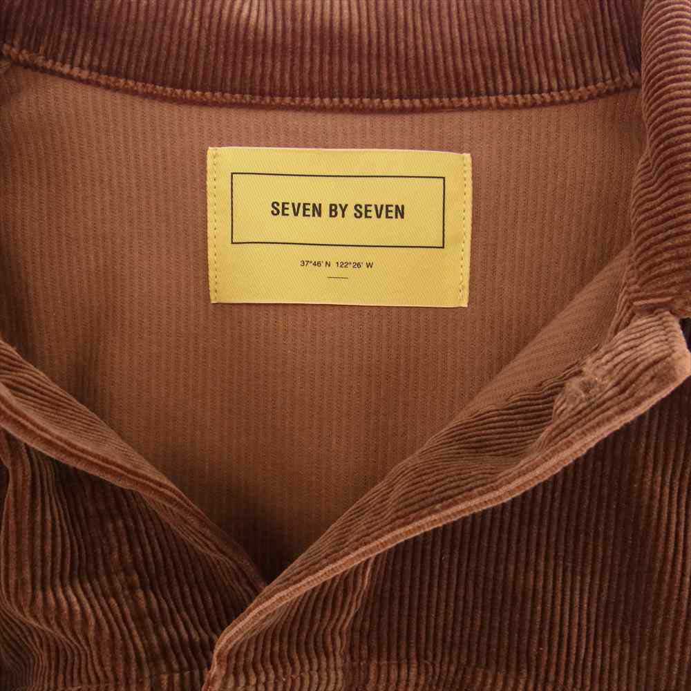セブンバイセブン 800-1225016 1ST TYPE CORDUROY JACKET ファーストタイプ コーデュロイ ジャケット ブラウン系 M【新古品】【未使用】【中古】